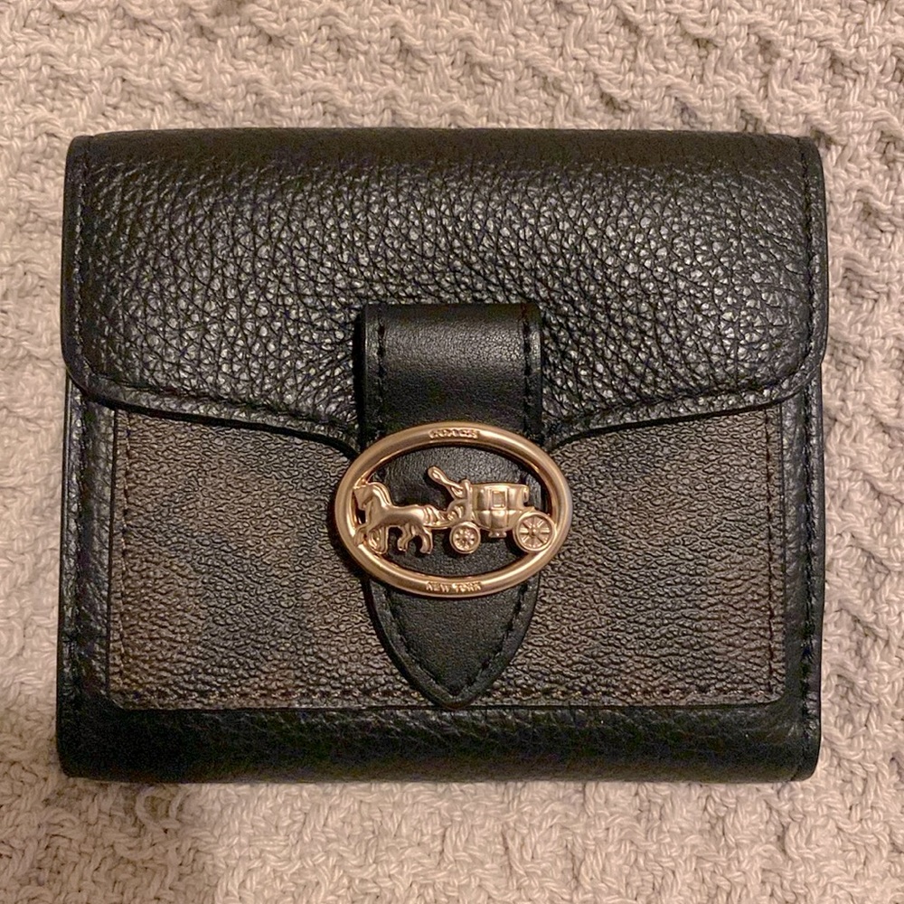 Brown Coach Bifold Wallet
